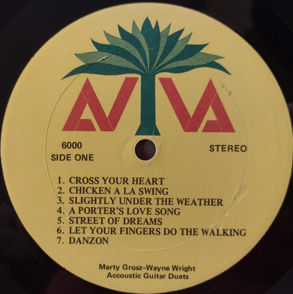Marty Grosz - Wayne Wright (2) : Let Your Fingers Do The Walking (Acoustic Guitar Duets) (LP, Album)