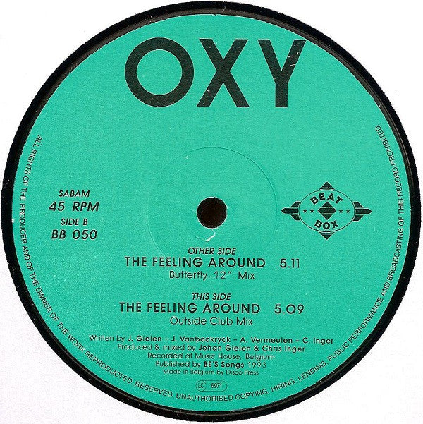 OXY : The Feeling Around (12")