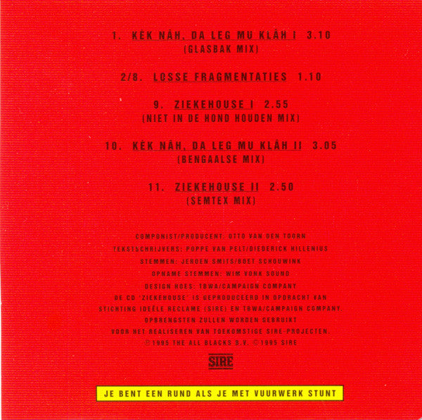 Zieke House : Kèk Nâh, Da Leg Mu Klâh (CD, Maxi)
