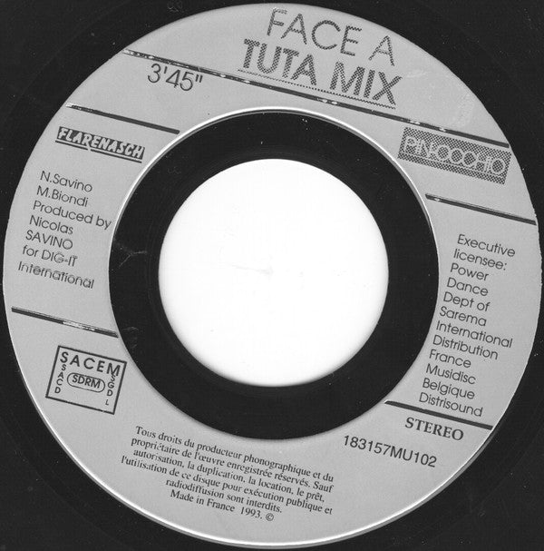Pin-Occhio : Tu Tatuta Tuta Ta (7")
