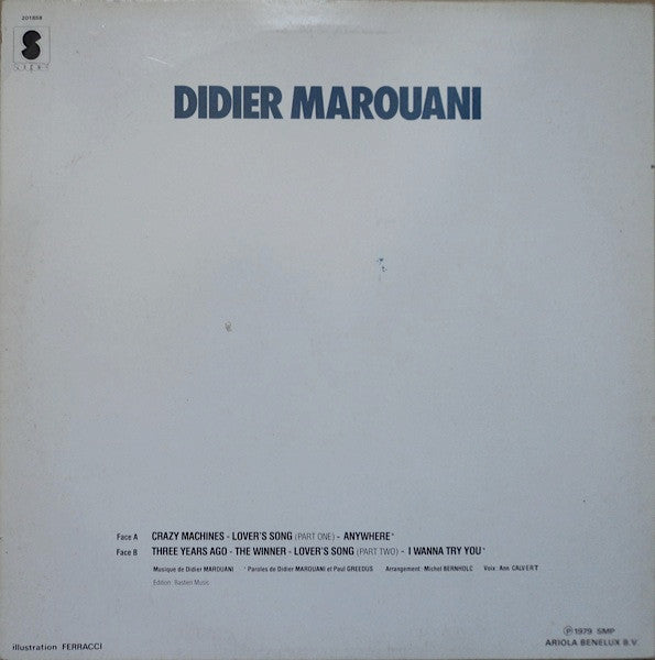 Didier Marouani : Le Gagnant (LP, Album)