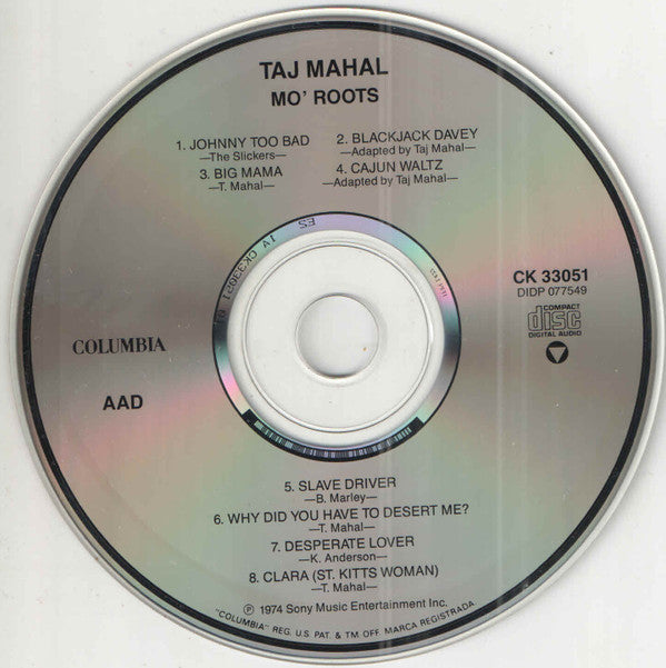 Taj Mahal : Mo' Roots (CD, Album, RE)
