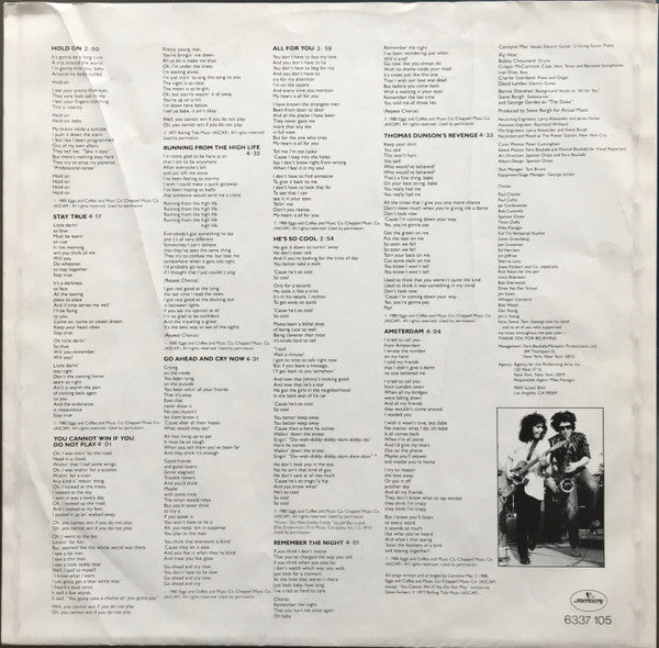 Carolyne Mas : Hold On (LP, Album)
