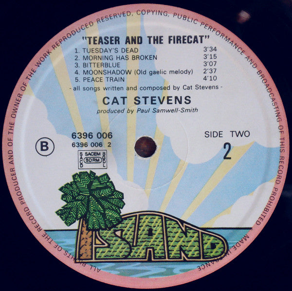 Cat Stevens : Teaser And The Firecat (LP, Album, Gat)