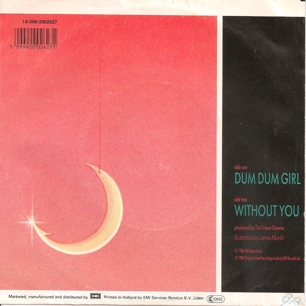 Talk Talk : Dum Dum Girl (7", Single)