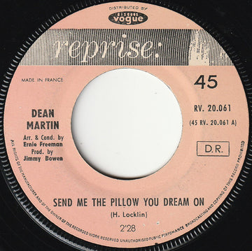 Dean Martin : Send Me The Pillow / I'll Be Seeing You (7")