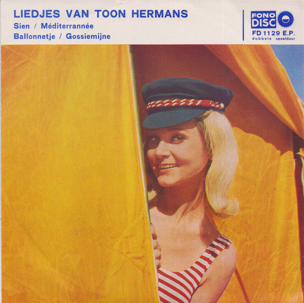 Ab Reinders : Liedjes Van Toon Hermans (7", EP)