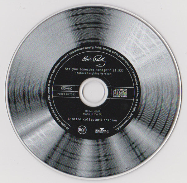 Elvis Presley : Are You Lonesome Tonight? (Famous Laughing Version) (CD, Ltd, Promo)