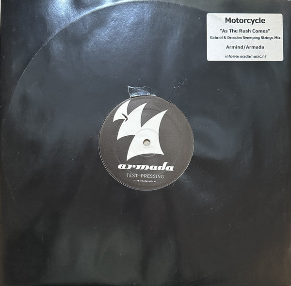 Motorcycle : As The Rush Comes (12", S/Sided, Promo, TP)