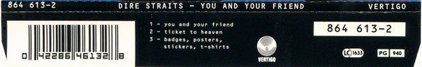 Dire Straits : You And Your Friend (CD, Single)