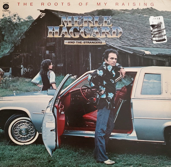 Merle Haggard And The Strangers (5) : The Roots Of My Raising (LP, Album, Win)