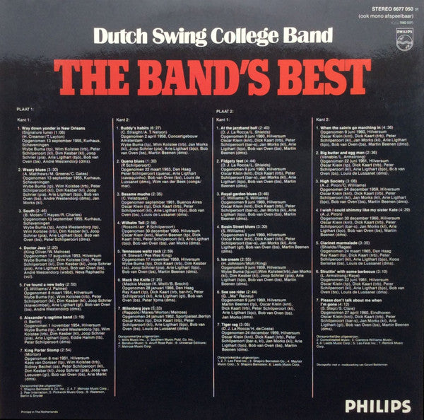The Dutch Swing College Band : The Band's Best (2xLP, Comp)