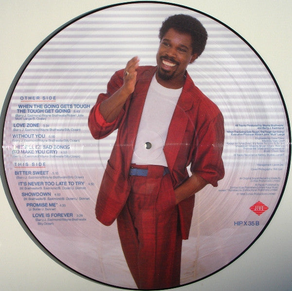 Billy Ocean : Love Zone (LP, Album, Pic)