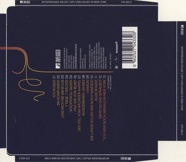 Sportfreunde Stiller : MTV Unplugged In New York (CD, Album)