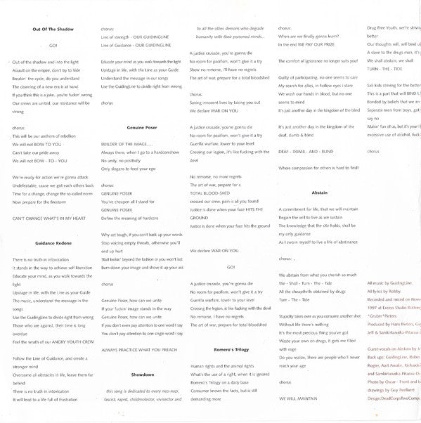 GuidingLine : Showdown EP (7", EP)