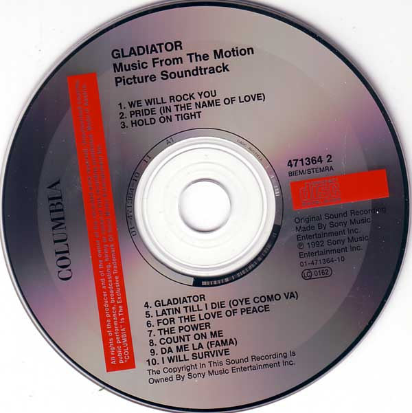 Various : Gladiator (Music From The Motion Picture) (CD, Comp)