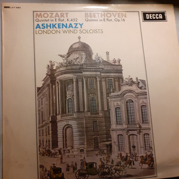 Wolfgang Amadeus Mozart, Ludwig van Beethoven, Vladimir Ashkenazy, London Wind Soloists : Quintet In E Flat, K.452 / Quintet In E Flat, Op.16 (LP, Album, Mono)