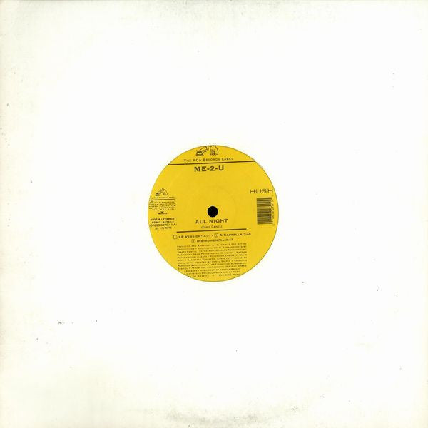 Me-2-U : All Night / Want U Back (12")