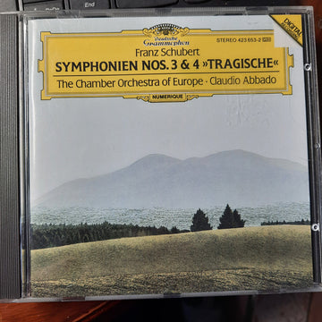 Franz Schubert / The Chamber Orchestra Of Europe, Claudio Abbado : Symphonien Nos. 3 & 4 «Tragische» (CD, Album, RE)