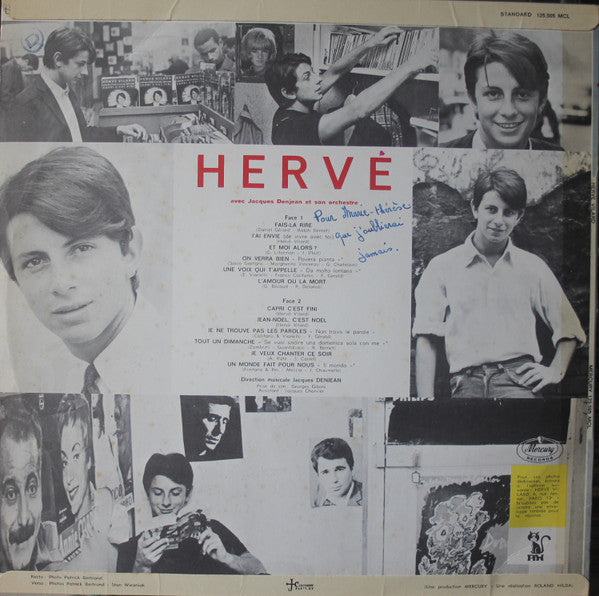 Hervé Vilard : Capri C'est Fini (LP, Album, Mono, Bla)