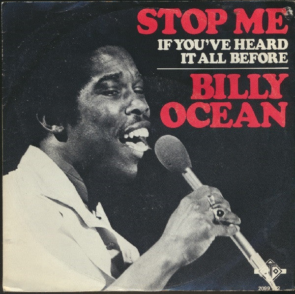 Billy Ocean : Stop Me (If You've Heard It All Before) (7")