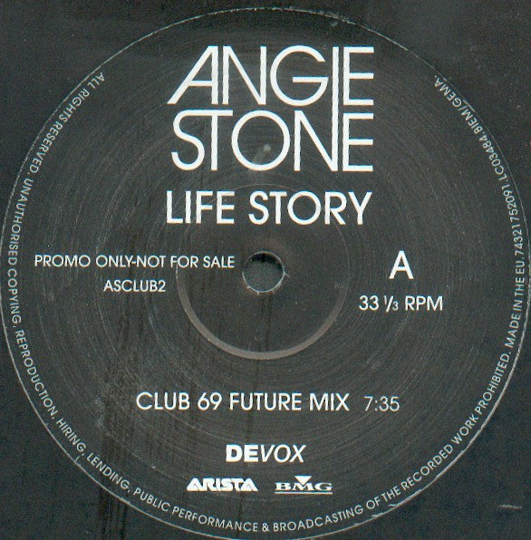 Angie Stone : Life Story (12", Promo)