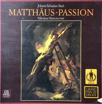 Johann Sebastian Bach - Nikolaus Harnoncourt : Matthäus-Passion (4xLP + Box)