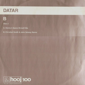 DATAR : B (Disc 2) (12")