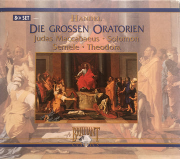 Georg Friedrich Händel : Die Grossen Oratorien: Judas Maccabaeus-Solomon-Semele-Theodora (8xCD, RE, Box)