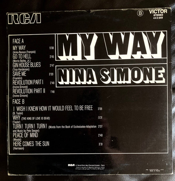 Nina Simone : My Way (LP, Comp)