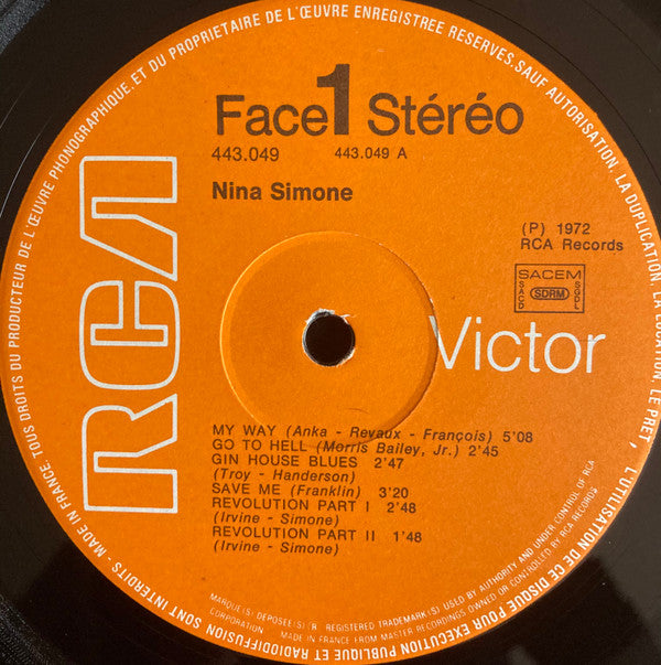 Nina Simone : My Way (LP, Comp)