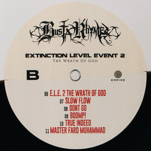 Busta Rhymes : Extinction Level Event 2: The Wrath Of God (2xLP, Album, Whi)