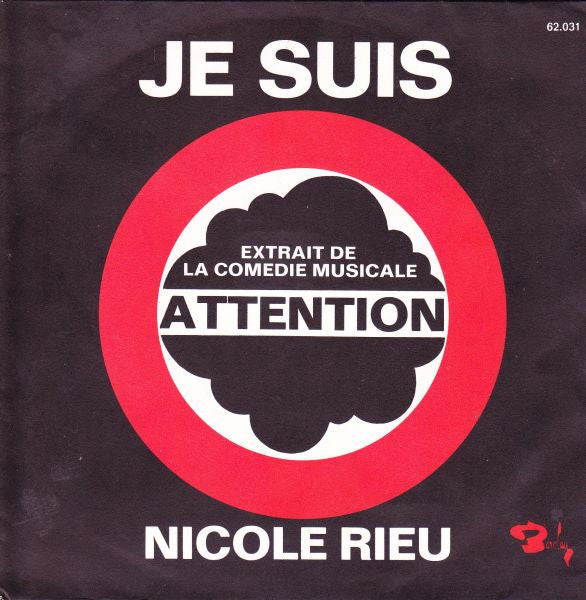 Nicole Rieu : Je Suis (7", Single)