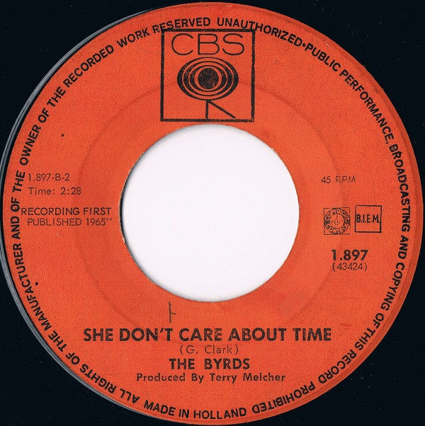 The Byrds : Turn! Turn! Turn! (7", Single)