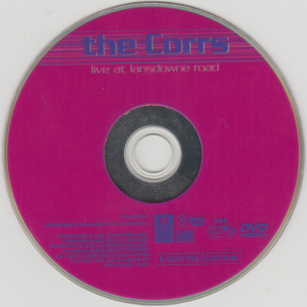 The Corrs : Live At Lansdowne Road (DVD-V, RE, Multichannel, PAL)