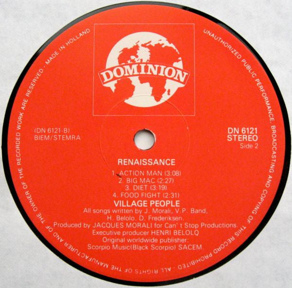 Village People : Renaissance (LP, Album)
