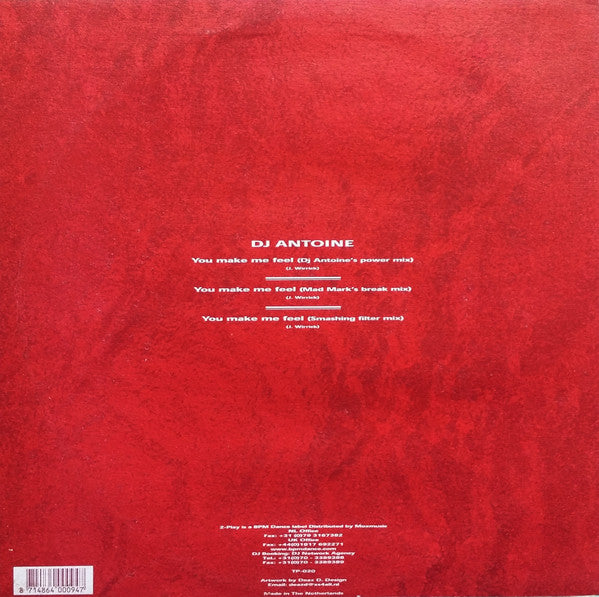 DJ Antoine : You Make Me Feel (12")