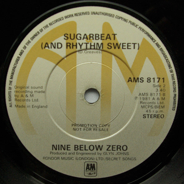 Nine Below Zero : Why Don't You Try Me (7", Promo)