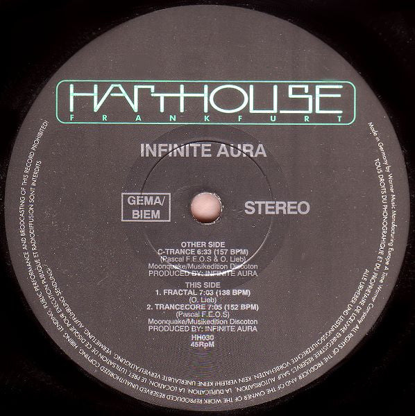 Infinite Aura : C-Trance (12")