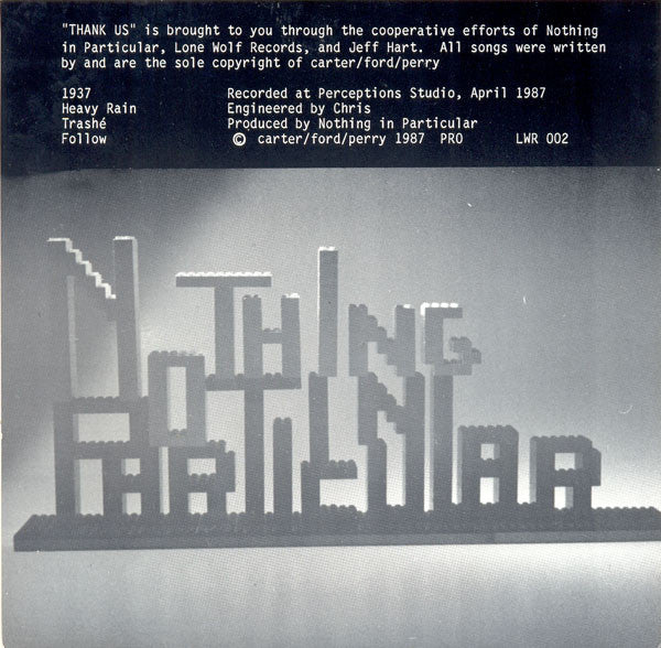 Nothing In Particular : "Thank Us" (7", EP)
