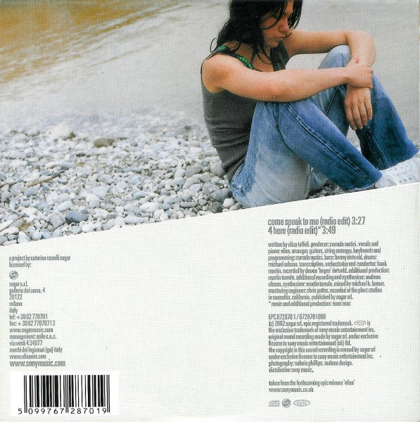 Elisa : Come Speak To Me (CD, Single)