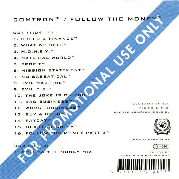 Comtron : Follow The Money (2xCD, Album, Promo)