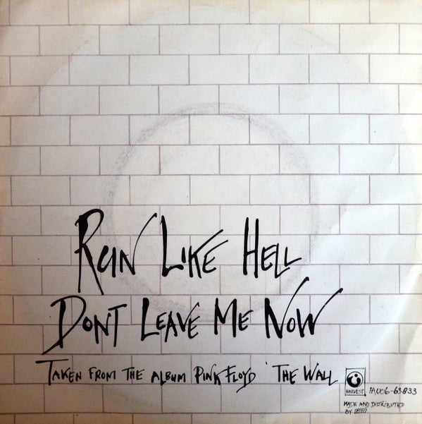 Pink Floyd : Run Like Hell (7", Single)
