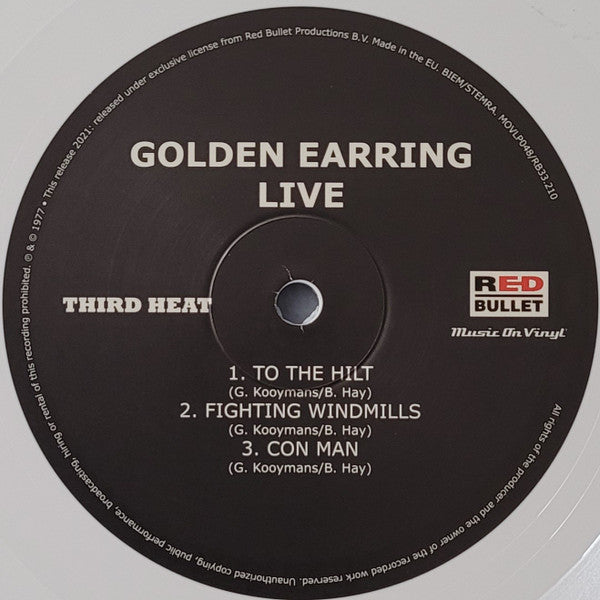 Golden Earring : Live (2xLP, Album, Ltd, Num, RE, Whi)