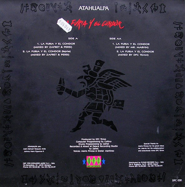 Atahualpa : La Furia Y El Condor (12", Maxi)