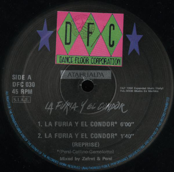 Atahualpa : La Furia Y El Condor (12", Maxi)