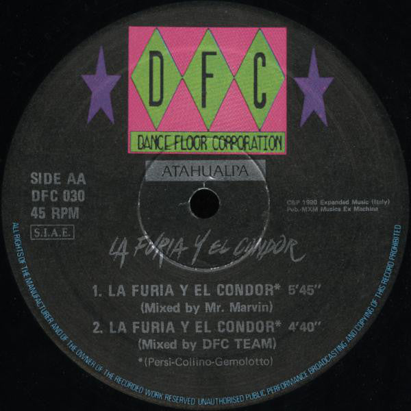 Atahualpa : La Furia Y El Condor (12", Maxi)