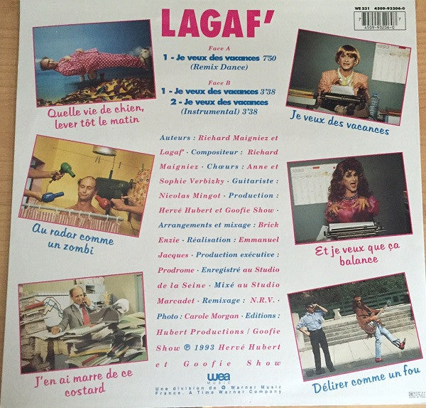 Lagaf' : Je Veux Des Vacances (12")