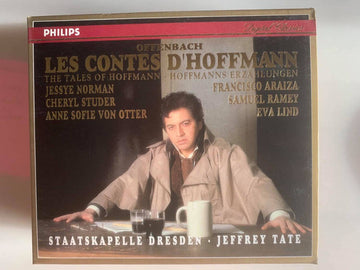 Jacques Offenbach - Jessye Norman, Francisco Araiza, Cheryl Studer, Samuel Ramey, Anne Sofie Von Otter, Eva Lind, Rundfunkchor Leipzig, Staatskapelle Dresden, Jeffrey Tate : Les Contes D'Hoffmann (3xCD, Album + Box, Sli)