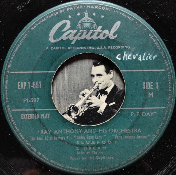 Ray Anthony & His Orchestra : Daddy Long Legs (7", EP)